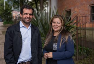 Alfredo Romero och Raquel Sánchez.