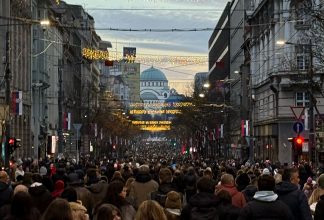 Demonstration in Serbia